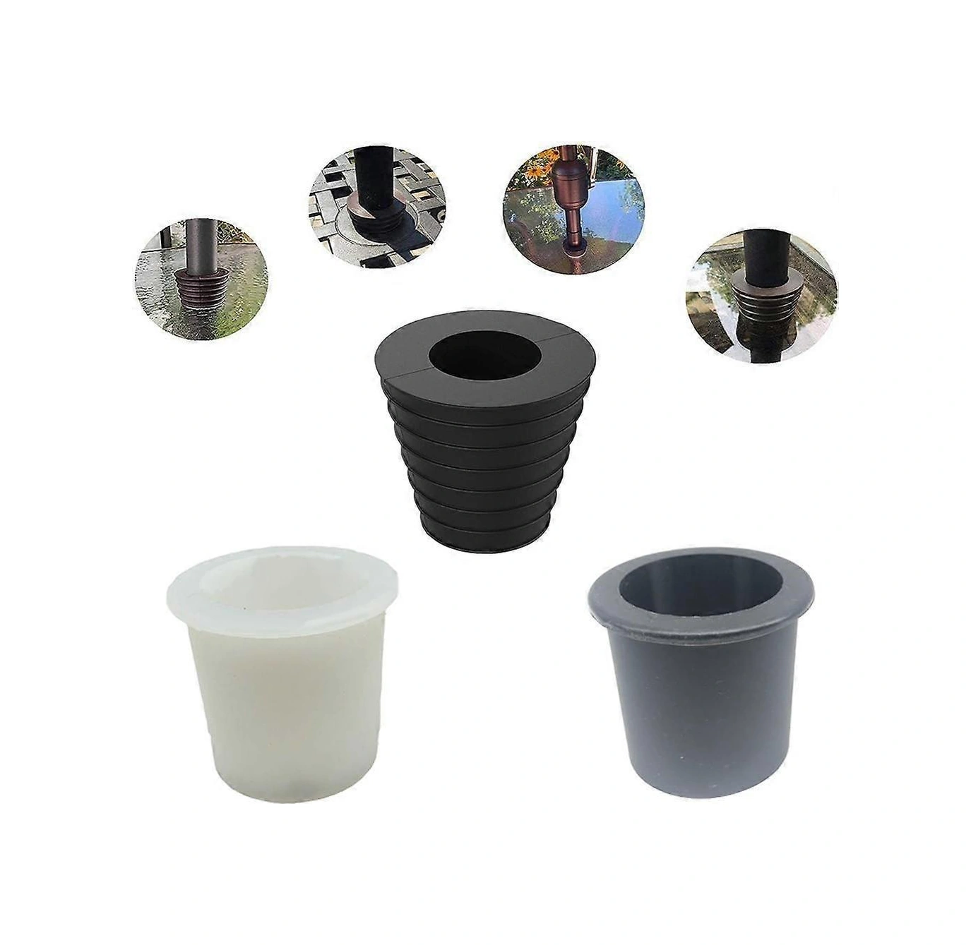 Şemsiye Direkleri İçin Şemsiye Konisi Halka Şemsiye Standları Çap 38mm Çok Renkli