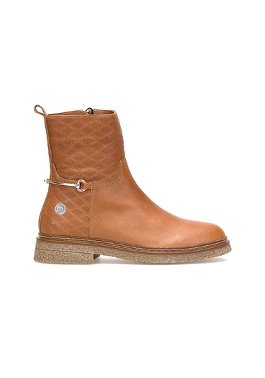 Mammamia D25kb-8585 Kadın Hakiki Deri Klasik Bot Taba Taba