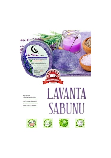 Lavanta Özlü Doğal Süngerli Güzellik Sabunu Cilt   Etkili Diğer