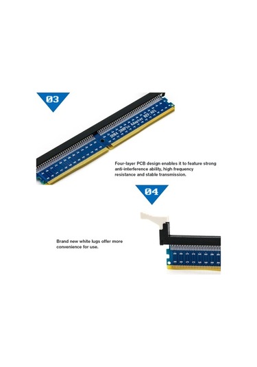 Novahub Ddr4 288pin Bellek Test Adaptörü - Anakart Koruma Kartı Masaüstü Pc İçin Ddr4 Bellek Test Kartı - Altın Kaplama, Güçlü Koruma