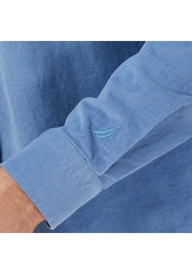 Nautica Erkek Mavi Classic Fit Gömlek Düz W57424t Mavi