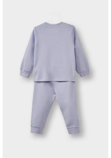 Defacto Kız Bebek 4lü Pijama Takımı Uzun Kollu Üst Uzun Alt F0638a525aupn114 Pembe-pn114