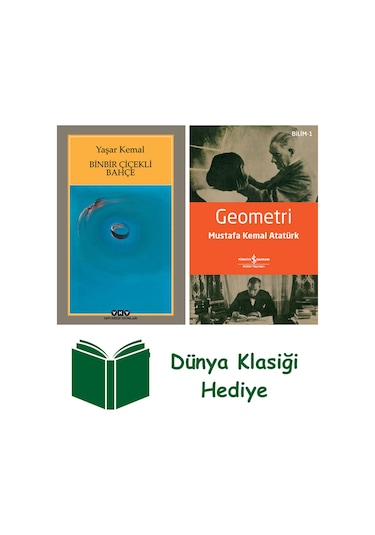 Binbir Çiçekli Bahçe + Geometri + Dünya Klasiği Hediye