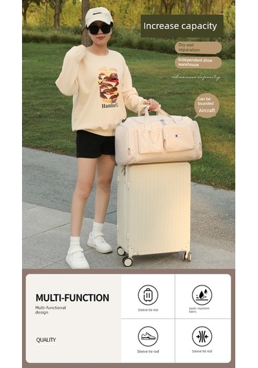 Carrier- Büyük Boy Seyahat Spor Çantası - Gri Um52463-2 Yurt