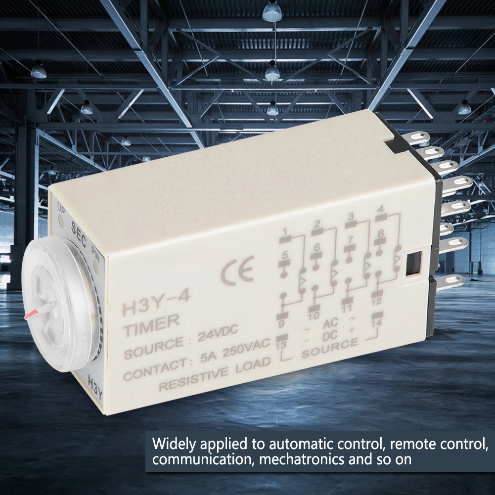 Tenfowee H3y-4 24vdc 14 Pinli Zaman Rölesi 30s - Yüksek Doğruluklu, Otomatik Kontrol İçin Dayanıklı Tesisat