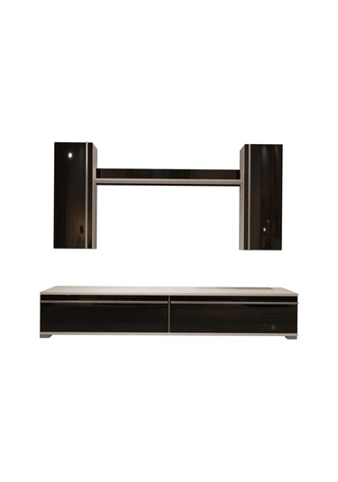 Decoraktiv Eko 7 Mdf Std Tv Ünitesi Tv Sehpası Beyaz - Siyah