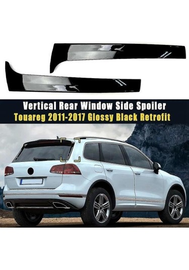 Touareg 2011-2017 İçin Dikey Arka Pencere Yan Spoyler Ayırıcı