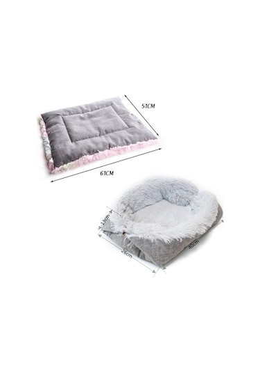 Kapalı Kediler İçin Kedi Yatağı Yıkanabilir Kedi Yatakları Evcil Hayvan Yatağı Yenilikçi Tasarım Güvenli Isınma Rahat
