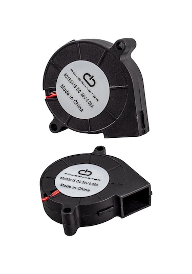 Powermaster 50x50x15mm Dc 24 Volt 0.08 Salyangoz Fan Ic-217a