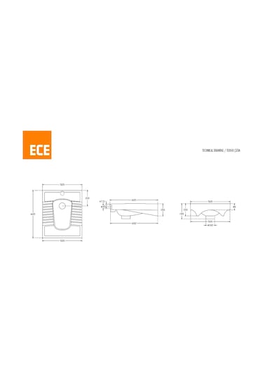 Ece Banyo Alaturka Hela Taşı Üstten Delikli 10Tp91008-Dl
