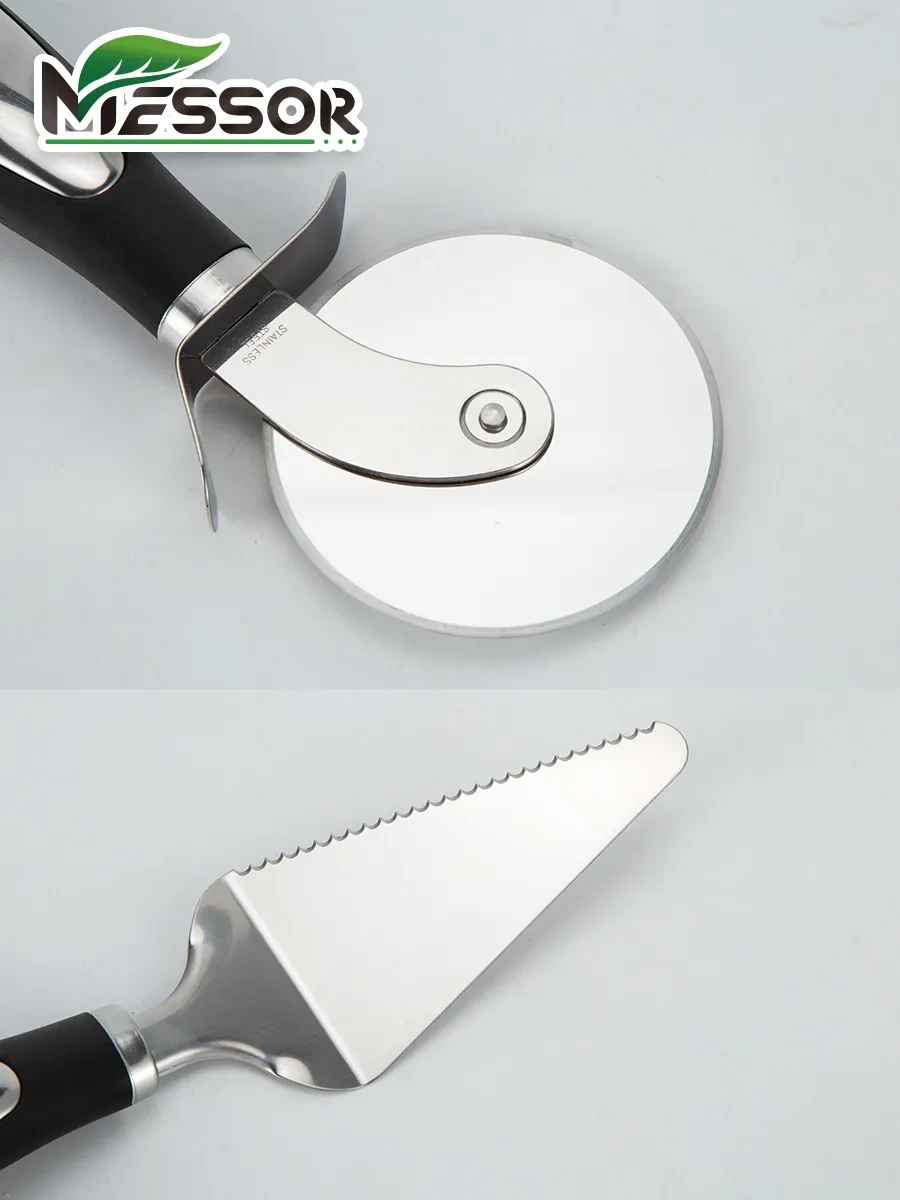 Messor Yuvarlak Pizza Ve Hamuru Kesme Bıçağı Seti 248855301 Siyah