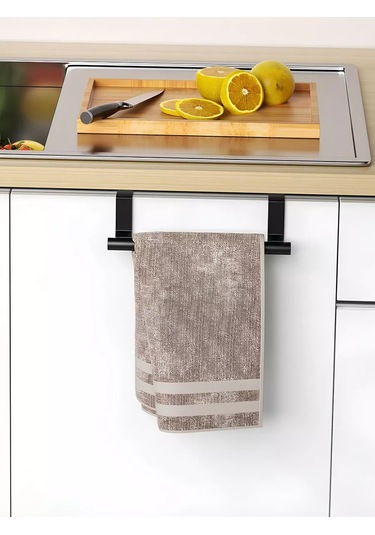 Kastly Kapı İçin Havlu Askı Düzenleyici Mutfak Rafı 151854296 Siyah