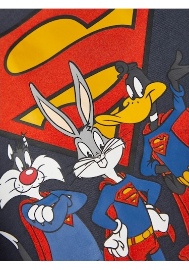 Name It Bisiklet Yaka Baskılı Antrasit Erkek Çocuk Sweatshirt 13221181 001