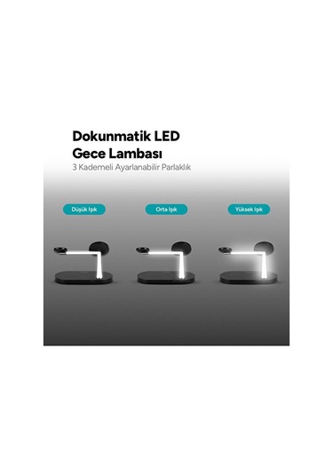 Ttec Aircharger Quattro M Magsafe Uyumlu Ledli Kablosuz Hızlı Şarj Standı