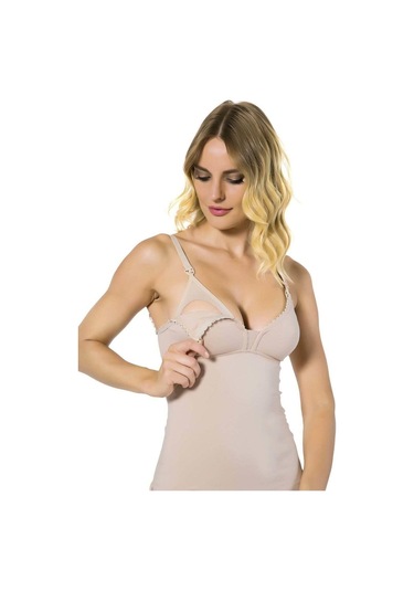 Kadın Ten Pamuk Emzirme Atleti 3050 001