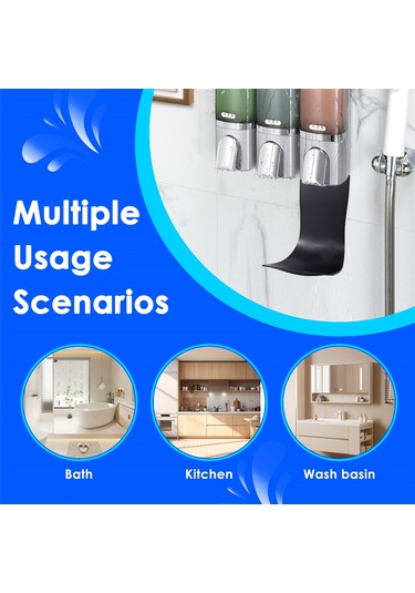 Xiaaokeji Otomatik Sabunluk, Duvara Monte Ve Dağıtıcı İçin Damlama Tepsisi Siyah