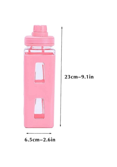 2025 Su Şişesi Su Bardağı, Büyük Kapasiteli Yaz Plastik Bardak, Spor Su Bardağı Kadın Ve Erkek Su Bardağı Öğrenci Taşınabilir Uzay Bardağı, Spor Salonu İçin Uygun A-renk Pembe Çok Renkli