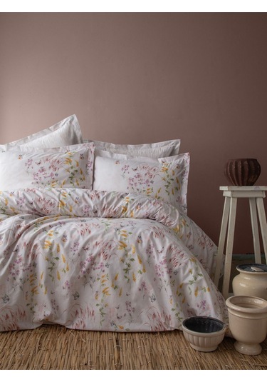 Senses Helena Nevresim Takımı Pembe Çift Kişilik Pembe