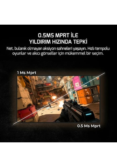 GamePower Sonic T80 27" 0.5 MS 180 Hz QHD 2K Fast IPS LED Monitör