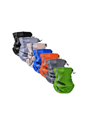 Wezone Polar Fleece Boyunluk: Kış Sporları İçin Ayarlanabilir, Reflektif Yüz Koruma Ve Sıcak Tutma Özellikli Koyu Gri