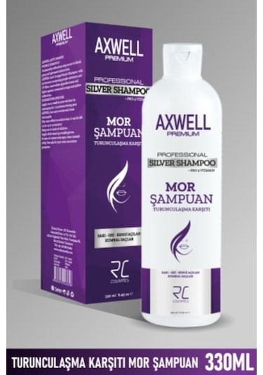 Rc Cosmetic Axwell Premium Professionel Silver Shampoo 330 ML