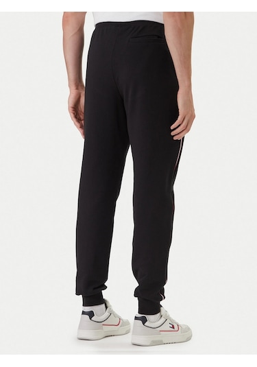 Tommy Hilfiger Mw0mw42882bds Global Stripe Erkek Eşofman Altı Siyah