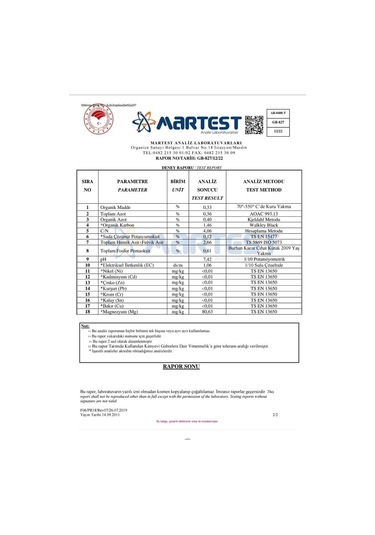 Solucan Gübresi 25 Kg Bakanlık Onaylı