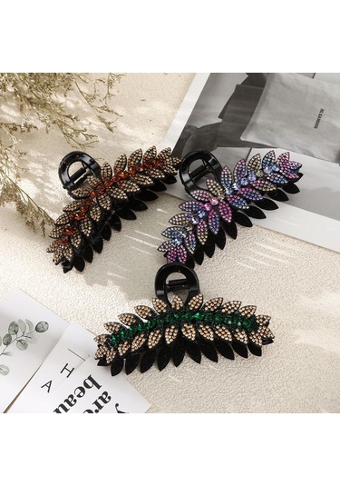 Yapay Elmas Saç Tokası Kadın Saç Tokaları 5 5 5 Çok Renkli