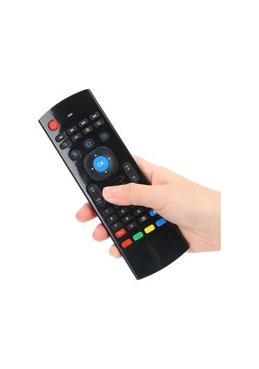 Konesam 6 Eksenli Jiroskoplu Kablosuz Kumanda, Hareket Algılama Ve Infrared Öğrenme Özelliği, Tam Klavye Girişi Pil Dahil Değil