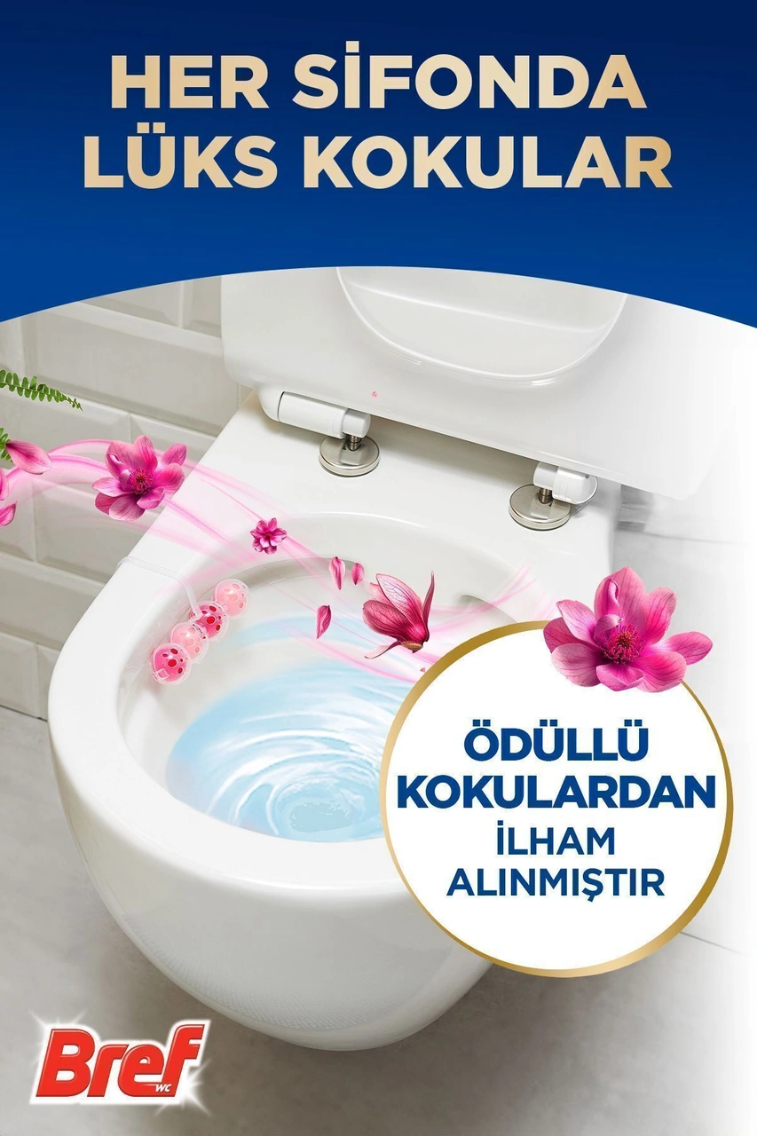 Deluxe Katı Tuvalet Bloğu 4 Adet Manolya Tekli 4'li Set