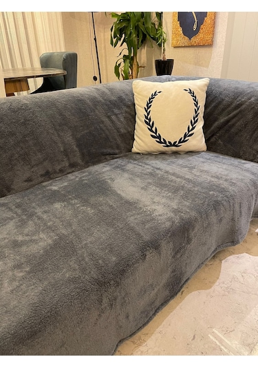 Mulberry Wellsoft Koltuk Örtüsü 220 x 230 Antrasit Renk