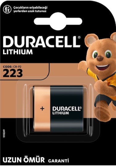 Duracell Ultra Lithium Pil DL223A Tekli Paket