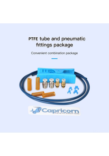 Suofeng Creality 3d Yazıcı Aksesuarı: 1 Metre Ptfe Boru Ve Pnömatik Bağlantı Kitleri Kesici Ve Yay Dahil
