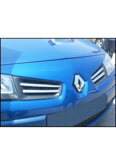 Renault Megane 2 Krom Ön Panjur 4 Prç. P.Çelik 2006-2009 Arası