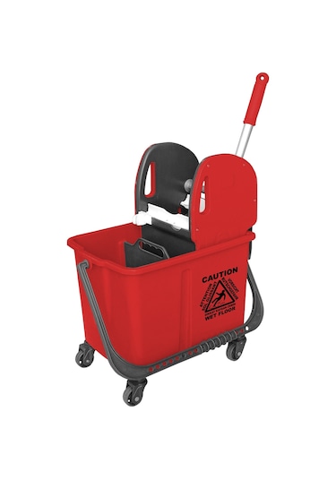 Üçtem Bts733 Beta Temizlik Seti Mimoza Presli Kırmızı 20 L