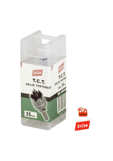 Knisaw Delik Testere 35mm Çap inox Paslanmaz Saca Uygundur