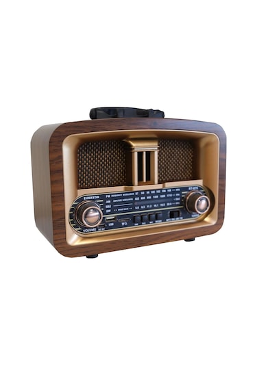 Everton Rt-876 Bluetooth Fm-usb-tf-aux Şarjlı Nostaljik Radyo