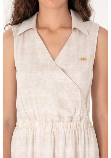 U.s. Polo Assn. Kadın Kum Elbise Dokuma 50306638-vr085 Kum