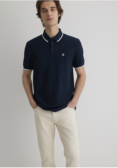 Mavi - Lacivert Polo Tişört 066039-30651 - 433121551 Lacivert