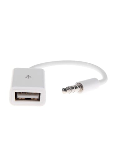 Usb To Aux Kablosu Stereo 4655P Dişi Ses 3.5Mm Mp3 Player Telefon