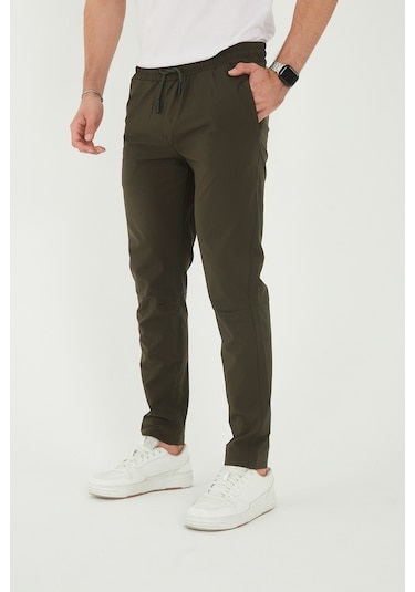 Camp Scoutland Camp546 Outdoor Tactical Su İticili Çok Cepli Likralı Erkek Yürüyüş Pantolonu Haki