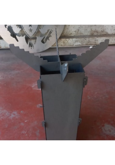 Mini Roket Soba Portatif Sırt Çantasında Taşınabilir