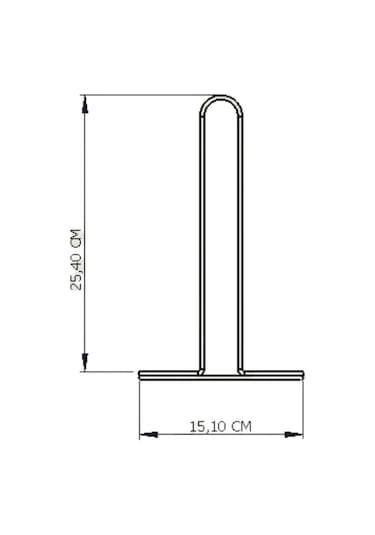Edora Home Turuncu Kağıt Rulo Havluluk - Metal Paslanmaz Turuncu