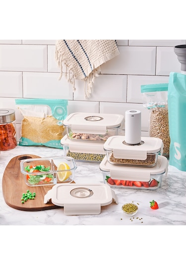 Aryıldız Vacuum & Fresh 25 Parça Saklama Kabı Seti Şeffaf