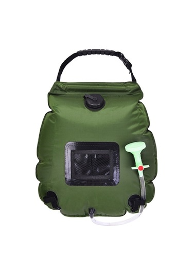 Aotu At6628 20l Outdoor Güneş Isıtmalı Duş Çantası Haki
