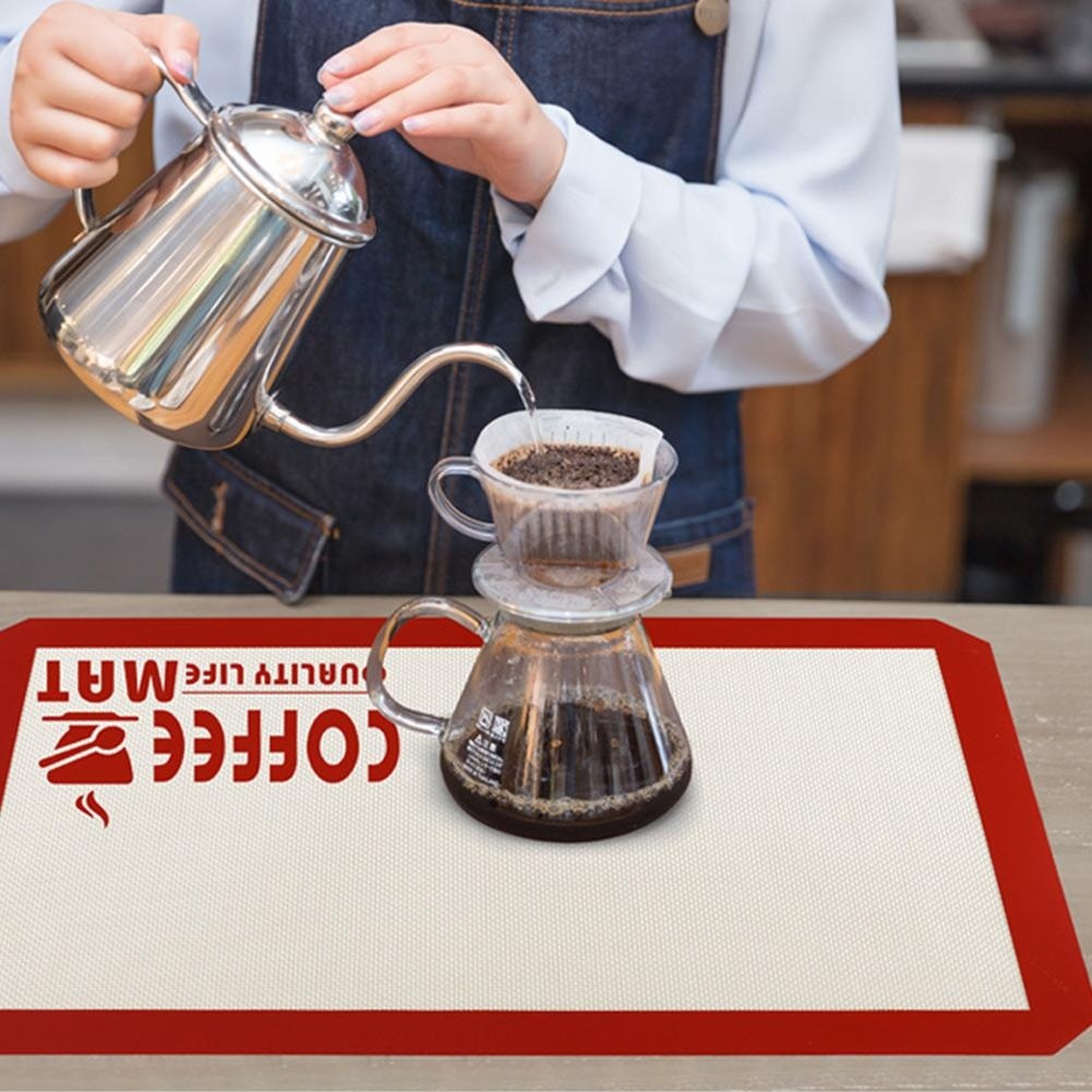 30 21cm Kahve Makinesi Matı Yaklaşık 60g 108g Katlanabilir 30x21cm Gray