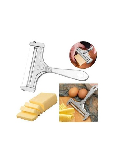 Createtech Ayarlanabilir Kalınlık Peynir Dilimleyici, Tereyağı Kesici, Paslanmaz Çelik Tel Kazıyıcı Diğer