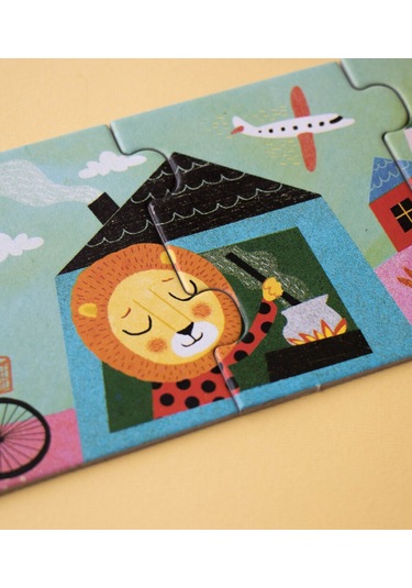 Londji My Bike Puzzle Canlı Renkler