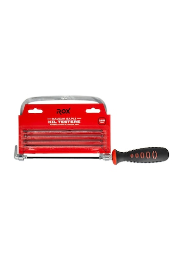 Rox 0353 Kauçuk Saplı Mini El Testeresi Seti 165 Mm 6 Parça