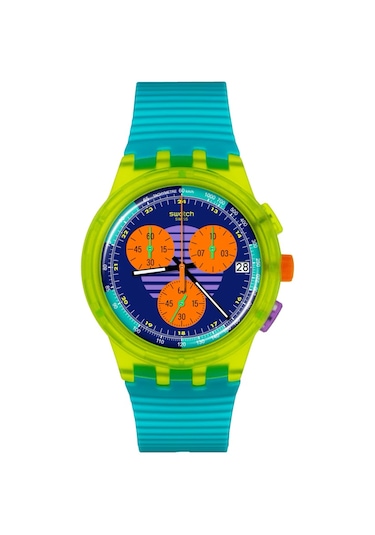 Swatch Susj404 Swatch Neon Wave" Unisex Kol Saati